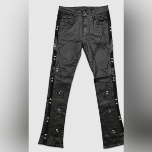 Black Star Embellished Pants